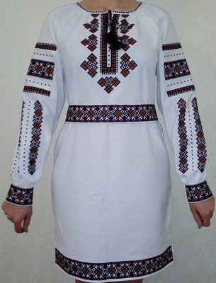 Вишиванка, сукня жіноча "Вишукана" (Арт. 01829)