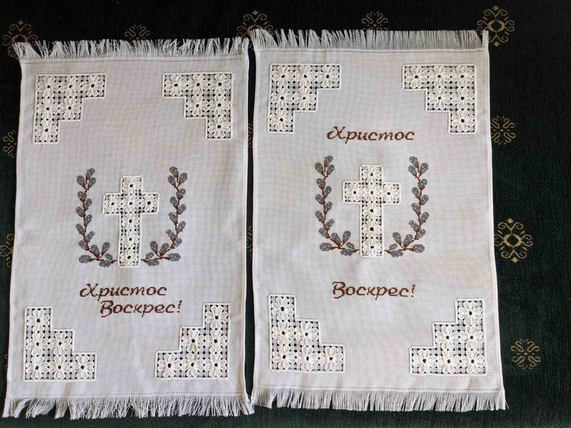 Рушник пасхальний вишиваний "ВЕЛИКОДНИЙ" (Арт. 03497)
