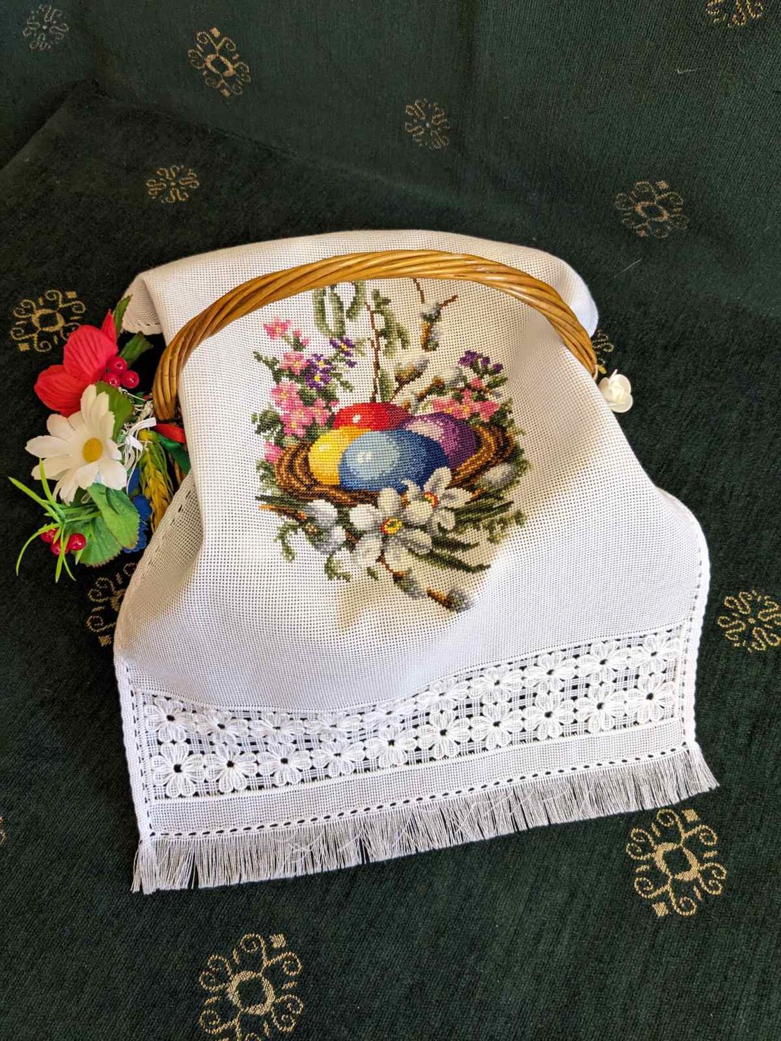 Рушник пасхальний вишиваний &quot;ВЕЛИКОДНИЙ&quot; (Арт. 03510)