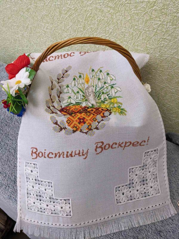 Рушник пасхальний вишиваний "ВЕЛИКОДНИЙ" (Арт. 03495)