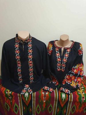 Пара вишиванок, жіноча та чоловіча вишиванка. Комплект вишиванок (Арт. 03522)