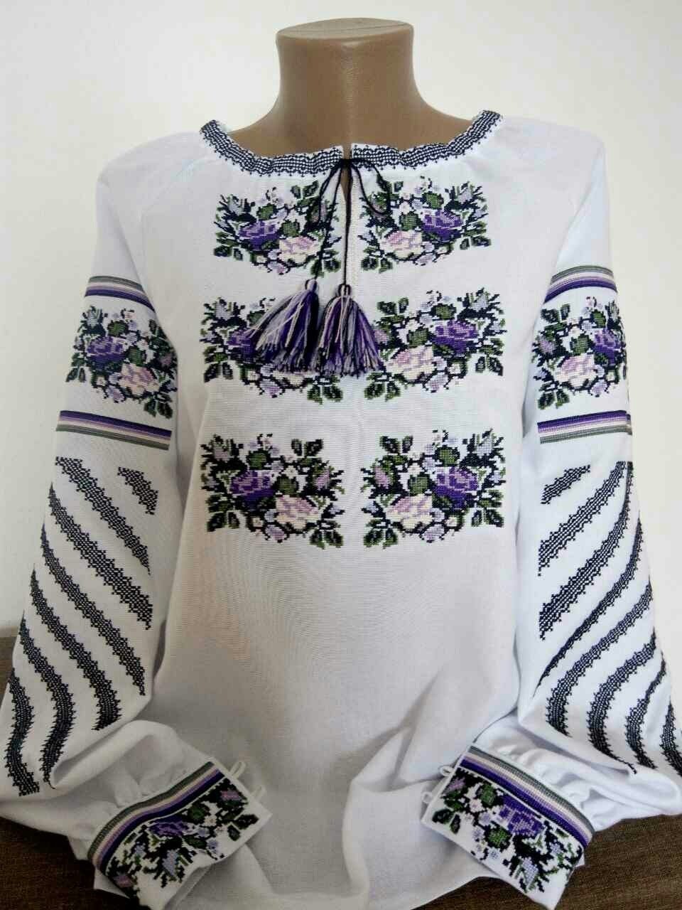 Вишиванка, жіноча вишивана блузка (Арт. 01859)