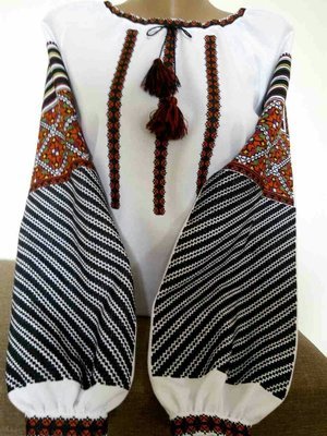 Вишиванка, жіноча вишивана блузка "Борщівська" (Арт. 01860) Вишиванка, жіноча вишивана блузка "Борщівська" (Арт. 01860)