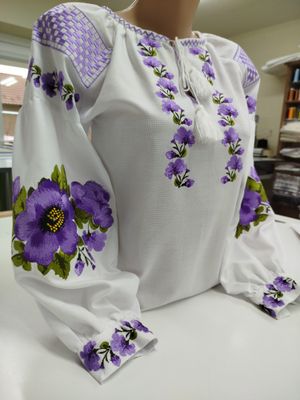 Вишиванка, жіноча вишивана блузка на домотканому полотні (Арт. 03546) Вишиванка, жіноча вишивана блузка на домотканому полотні (Арт. 03546)