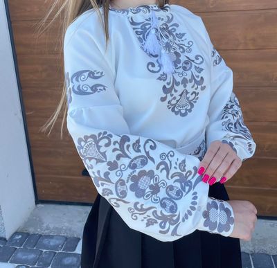 Вишиванка, жіноча вишивана блузка на домотканому полотні (Арт. 03561) Вишиванка, жіноча вишивана блузка на домотканому полотні (Арт. 03561)