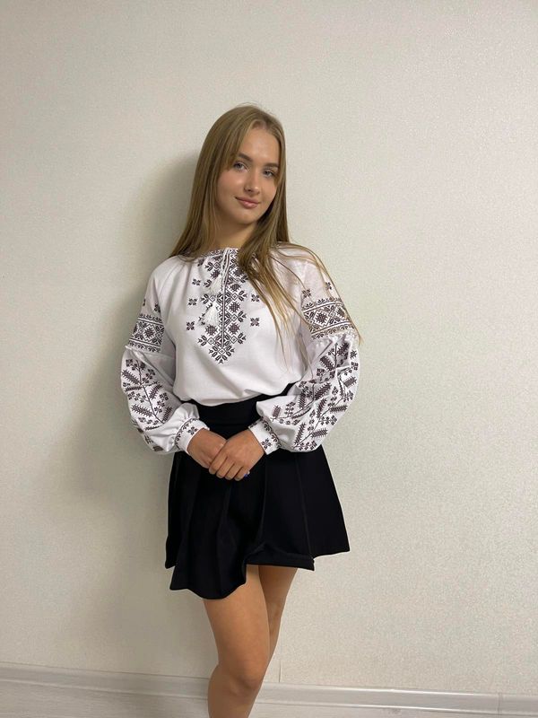 Вишиванка, жіноча вишивана блузка на домотканому полотні (Арт. 03562) Вишиванка, жіноча вишивана блузка на домотканому полотні (Арт. 03562)