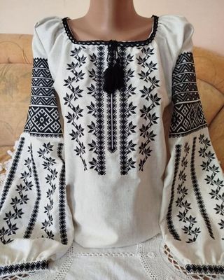 Вишиванка, жіноча вишивана блузка на домотканому полотні (Арт. 03574) Вишиванка, жіноча вишивана блузка на домотканому полотні (Арт. 03574)
