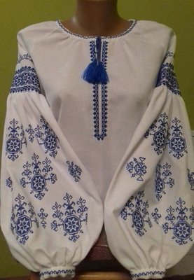 Вишиванка, жіноча вишивана блузка на домотканому полотні &quot;Рідна&quot; (Арт. 01870)