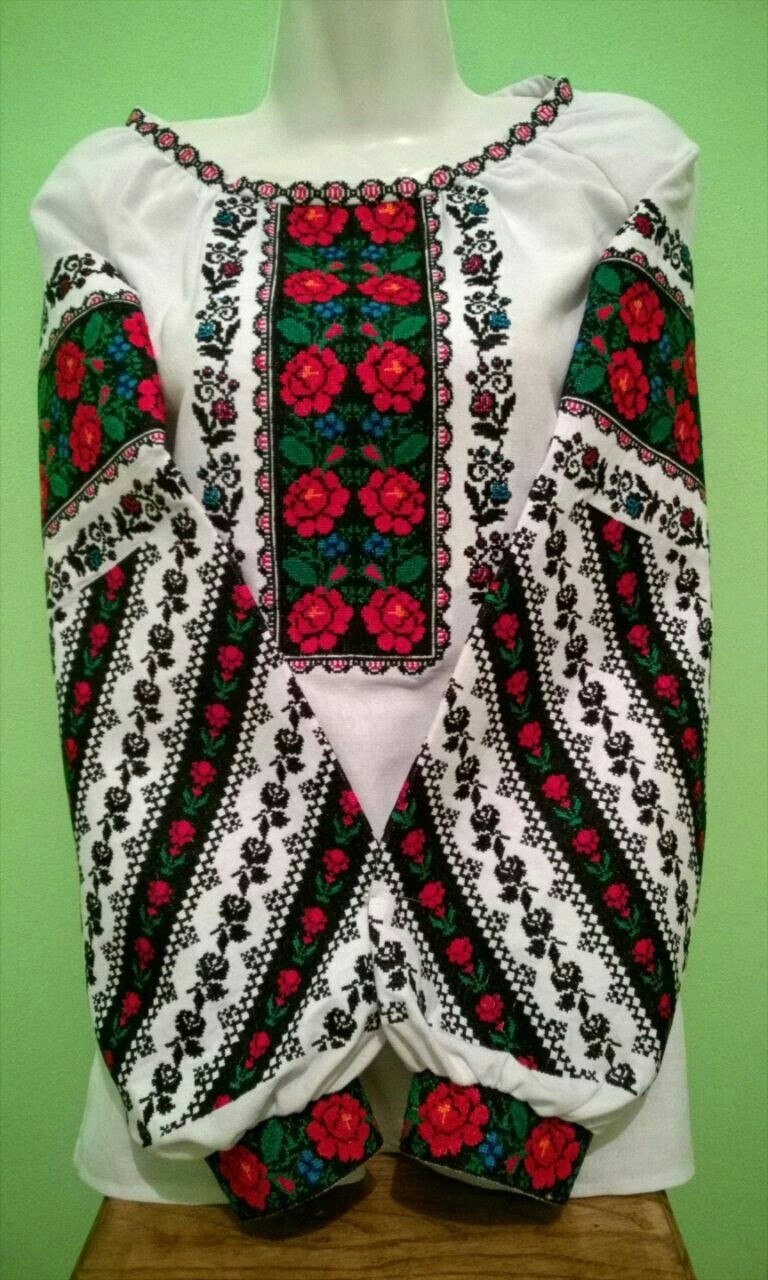 Вишиванка, жіноча вишивана блузка "Борщівська" (Арт. 01877)