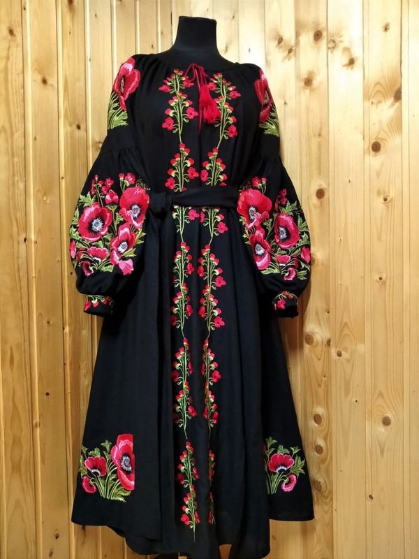 Вишиванка жіноча, сукня вишивана "Бохо"(Арт. 03591)
