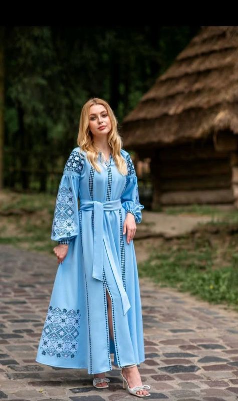 Вишиванка жіноча, сукня вишивана "Бохо" (Арт. 03609) Вишиванка жіноча, сукня вишивана "Бохо" (Арт. 03609)