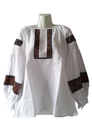 Вишиванка жіноча на домотканому полотні "Низинка" (Арт. 03280) Вишиванка жіноча на домотканому полотні "Низинка" (Арт. 03280)