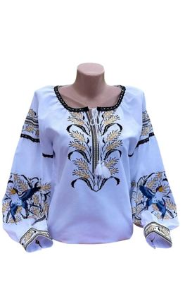 Вишиванка, жіноча вишивана блузка на домотканому полотні (Арт. 03644) Вишиванка, жіноча вишивана блузка на домотканому полотні (Арт. 03644)