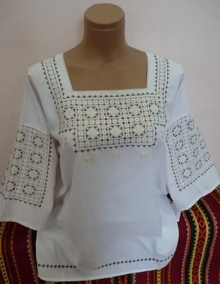 Вишиванка ручної роботи "Оливкова " (Арт. 01895) Вишиванка ручної роботи "Оливкова " (Арт. 01895)