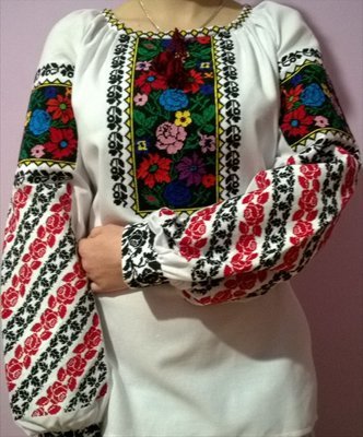 Вишиванка жіноча, блузка з унікальним орнаментом (Арт. 01901)