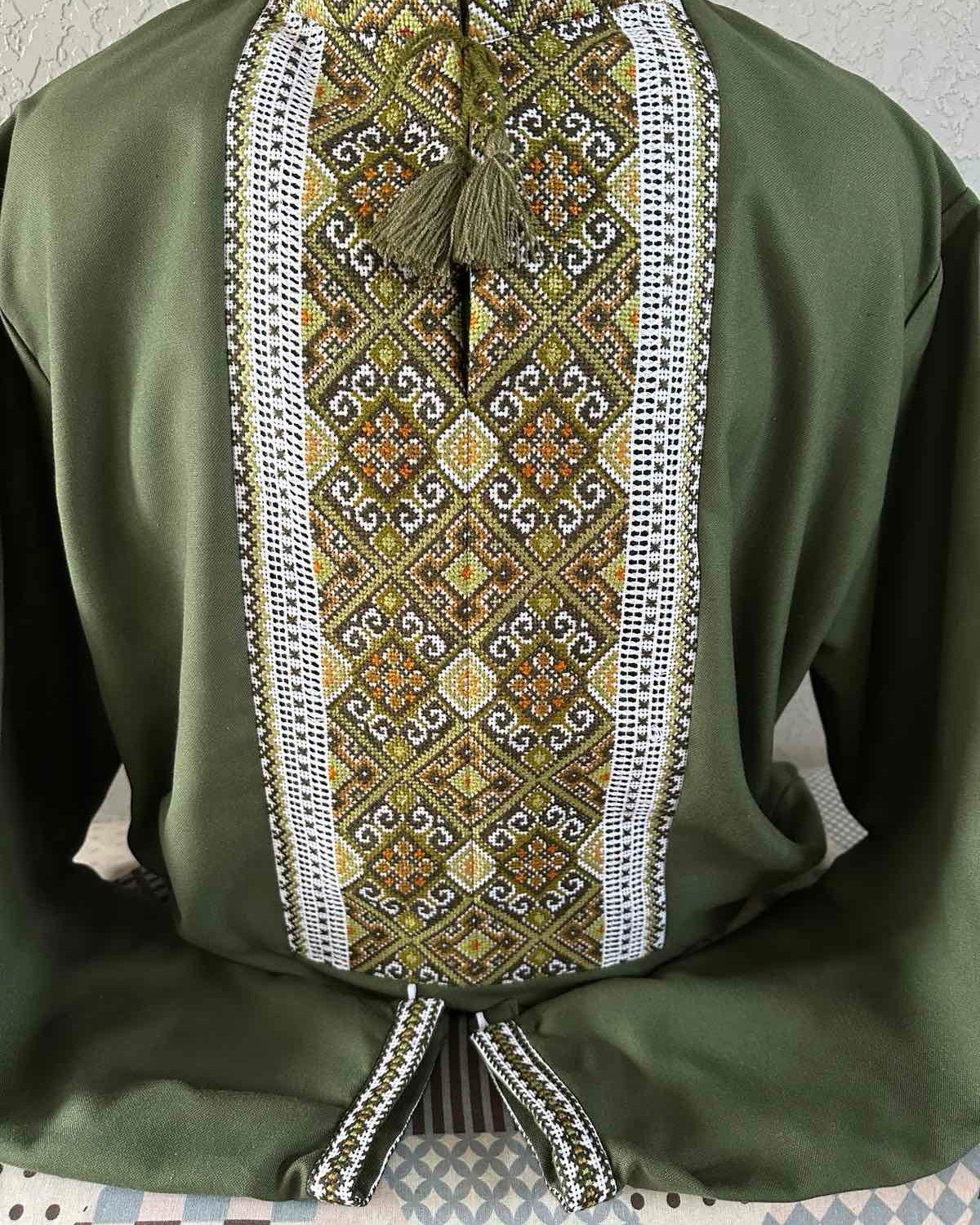 Вишиванка, чоловіча вишита сорочка &quot;Колоритна&quot;  (Арт. 03662)