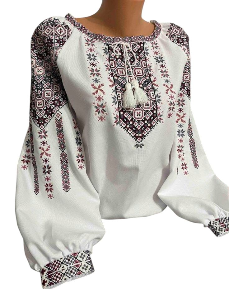 Вишиванка, жіноча вишивана блузка &quot;Яскраві зіроньки&quot; (Арт. 03673)