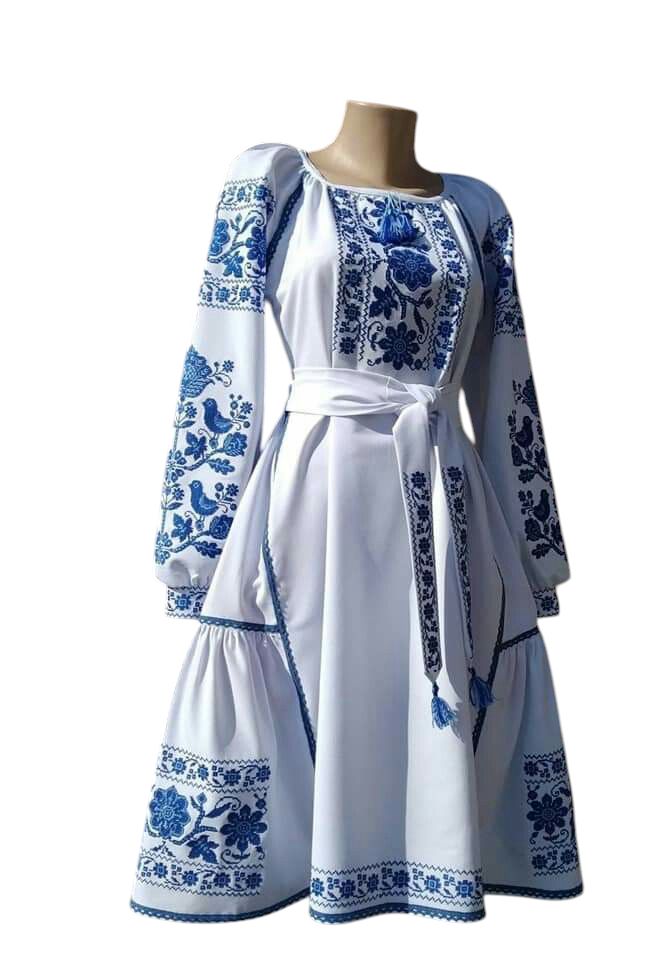 Вишиванка жіноча, сукня вишивана (Арт. 03686)