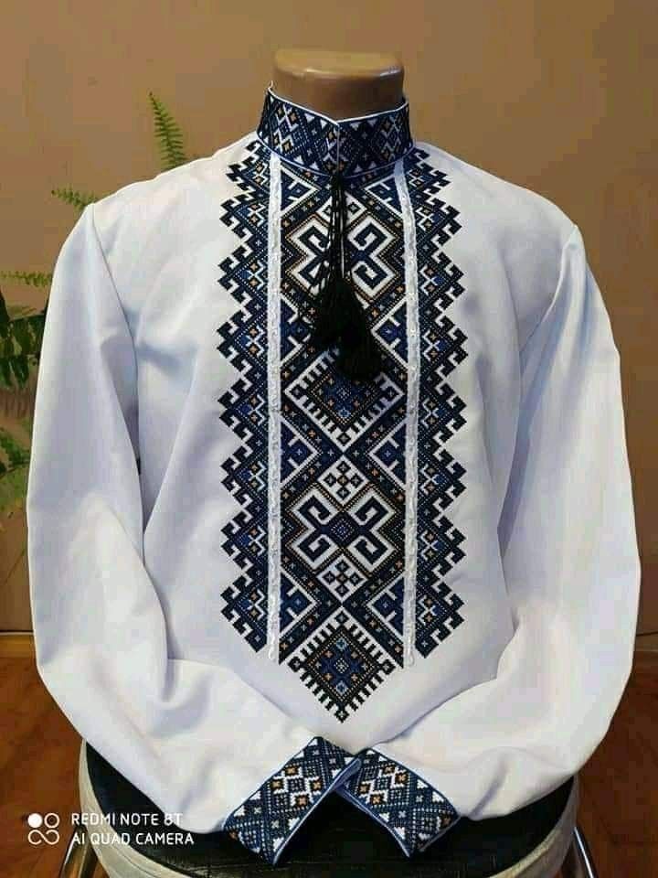 Вишиванка, чоловіча вишита сорочка (Арт. 03696)