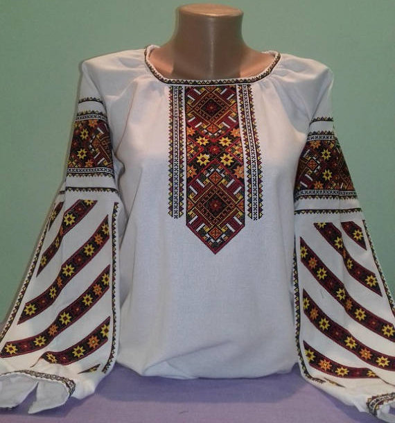 Вишиванка, жіноча вишивана блузка &quot;Гуцульська&quot; (Арт. 01927)