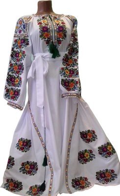 Вишиванка жіноча, унікальна вишивана сукня &quot;Чарівниця&quot; (Арт. 01928)