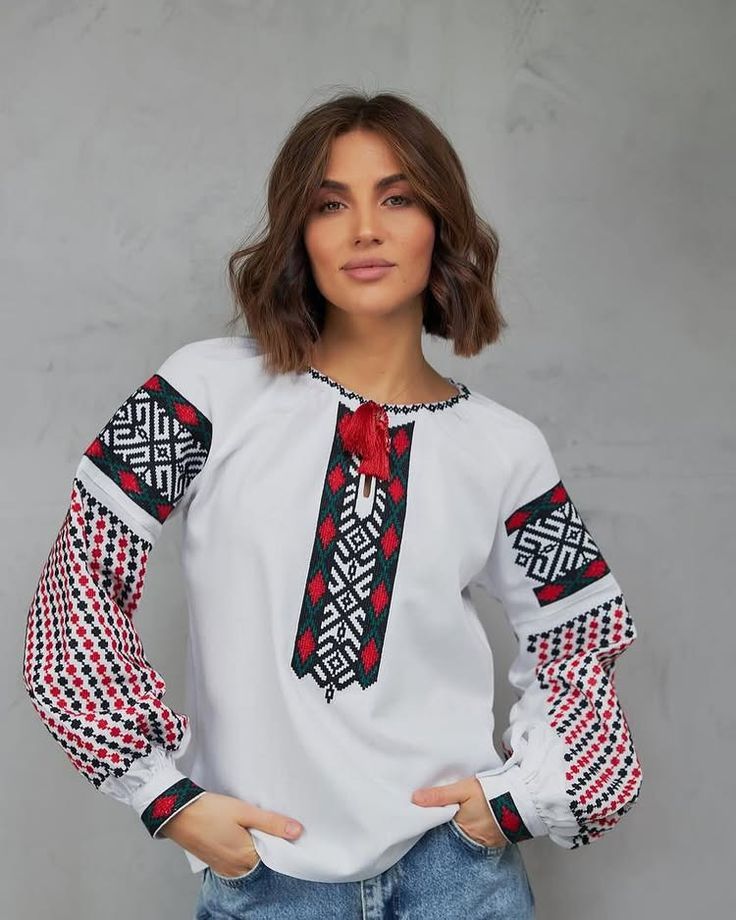 Вишиванка, жіноча вишивана блузка (Арт. 03726)