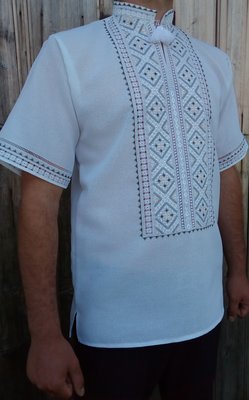 Вишиванка, чоловіча вишита сорочка "Вірний друг" (Арт. 01942) Вишиванка, чоловіча вишита сорочка "Вірний друг" (Арт. 01942)