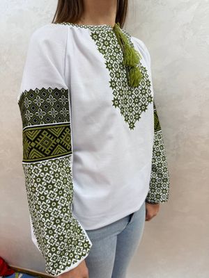 Вишиванка, жіноча вишивана блузка на домотканому полотні (Арт. 03748) Вишиванка, жіноча вишивана блузка на домотканому полотні (Арт. 03748)