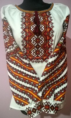 Вишиванка жіноча, блузка з унікальним орнаментом (Арт. 01987)