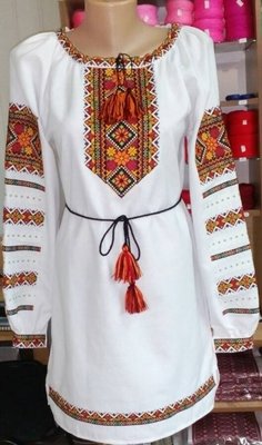 Вишиванка жіноча, сукня вишивана (Арт. 01988)