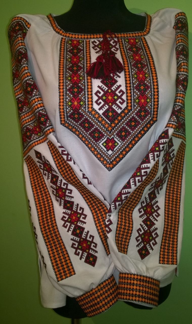 Вишиванка жіноча, блузка з унікальним орнаментом (Арт. 02007)
