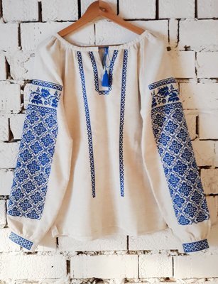 Вишиванка, жіноча вишивана блузка на домотканому полотні (Арт. 02041) Вишиванка, жіноча вишивана блузка на домотканому полотні (Арт. 02041)