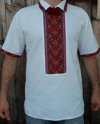 Вишиванка, чоловіча вишита сорочка "Гуцульський парубок" (Арт. 02091) Вишиванка, чоловіча вишита сорочка "Гуцульський парубок" (Арт. 02091)