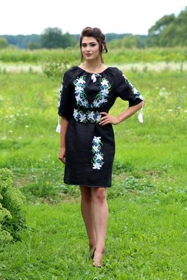 Вишиванка жіноча, сукня "Лілія" (Арт. 00413)