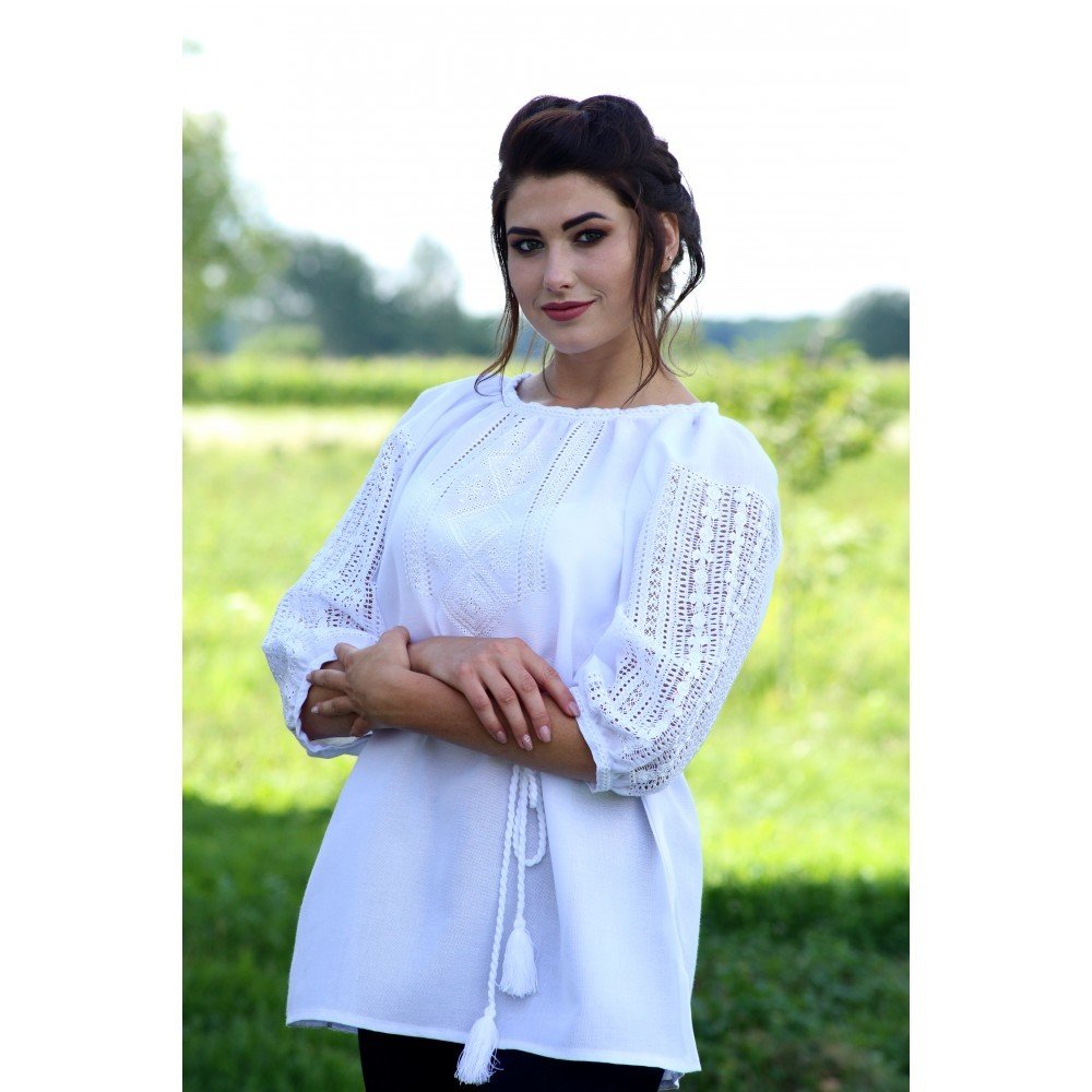 Вишиванка, жіноча вишивана блузка ручної роботи &quot;МЕРЕЖКА&quot; (Арт. 00128)