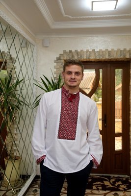Вишиванка, чоловіча вишита сорочка "Покутська" (Арт. 00003) Вишиванка, чоловіча вишита сорочка "Покутська" (Арт. 00003)