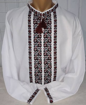 Вишиванка, чоловіча вишита сорочка (Арт. 02168)
