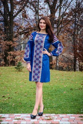 Вишиванка жіноча, сукня вишивана &quot;Чарівний орнамент (Арт. 02182)