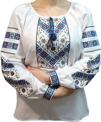 Вишиванка, жіноча вишивана блузка на домотканому полотні (Арт. 01746) Вишиванка, жіноча вишивана блузка на домотканому полотні (Арт. 01746)