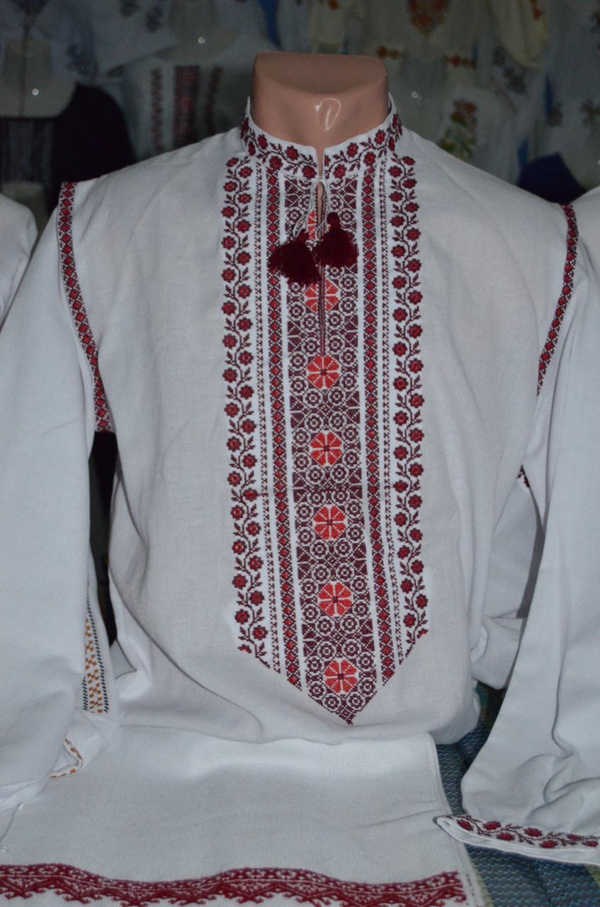 Вишиванка, чоловіча вишита сорочка (Арт. 01779)