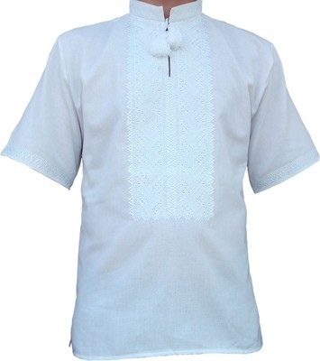 Вишиванка чоловіча безпосередньо на домотканому полотні (Арт. 01637) Вишиванка чоловіча безпосередньо на домотканому полотні (Арт. 01637)