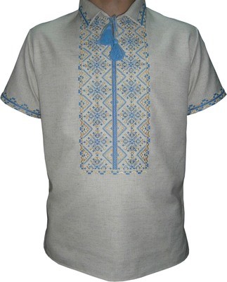 Вишиванка чоловіча на льоні (Арт. 01564)
