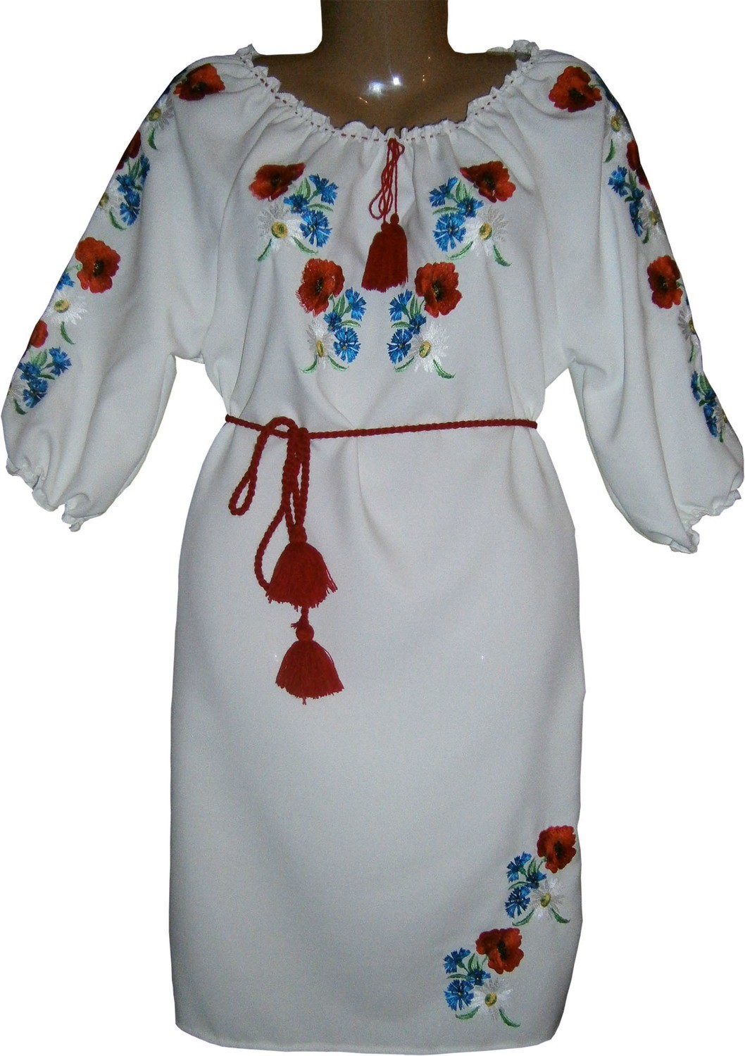 Вишиванка, жіноча вишивана сукня &quot;Польові квіти&quot; (Арт. 01565)
