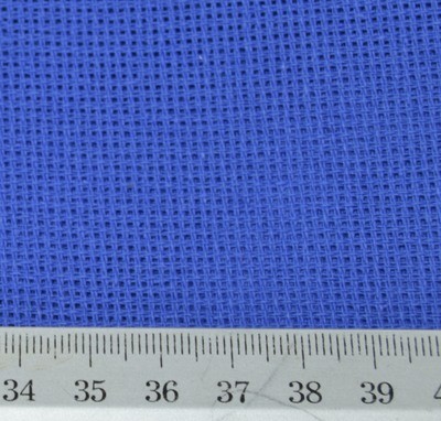 Канва (панама) для вишивання № 6,4 (7-ка) синього кольору