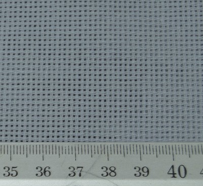 Канва (панама) для вишивання № 6,4 (7-ка) сіро-стального кольору