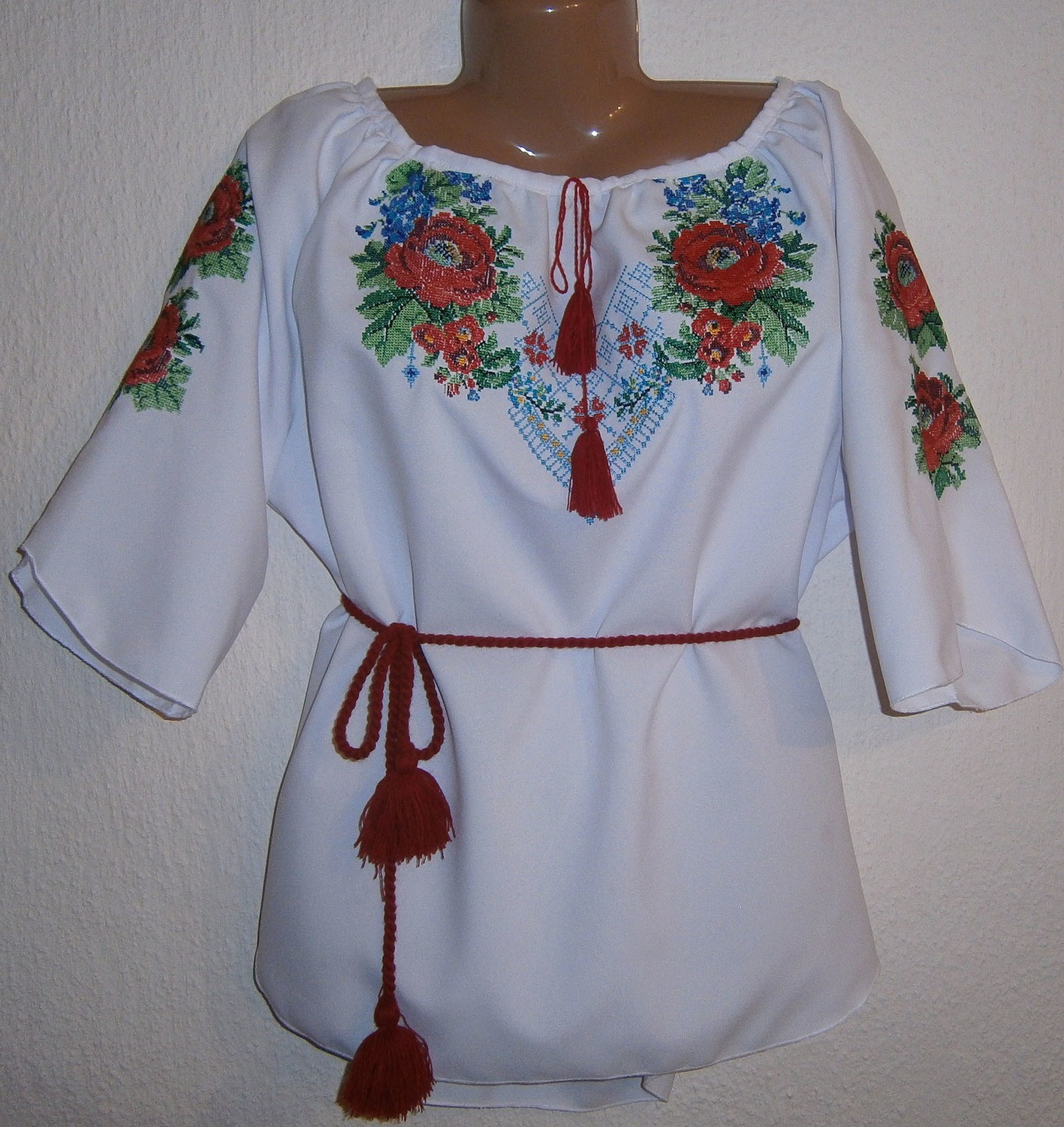 Вишиванка, жіноча вишивана блузка (Арт. 01567)