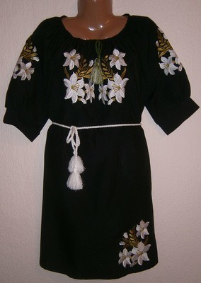 Вишиванка, жіноча вишивана сукня "Лілія" (Арт. 01566)