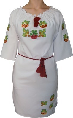 Вишиванка, сукня вишивана "Калина" (Арт. 00593)