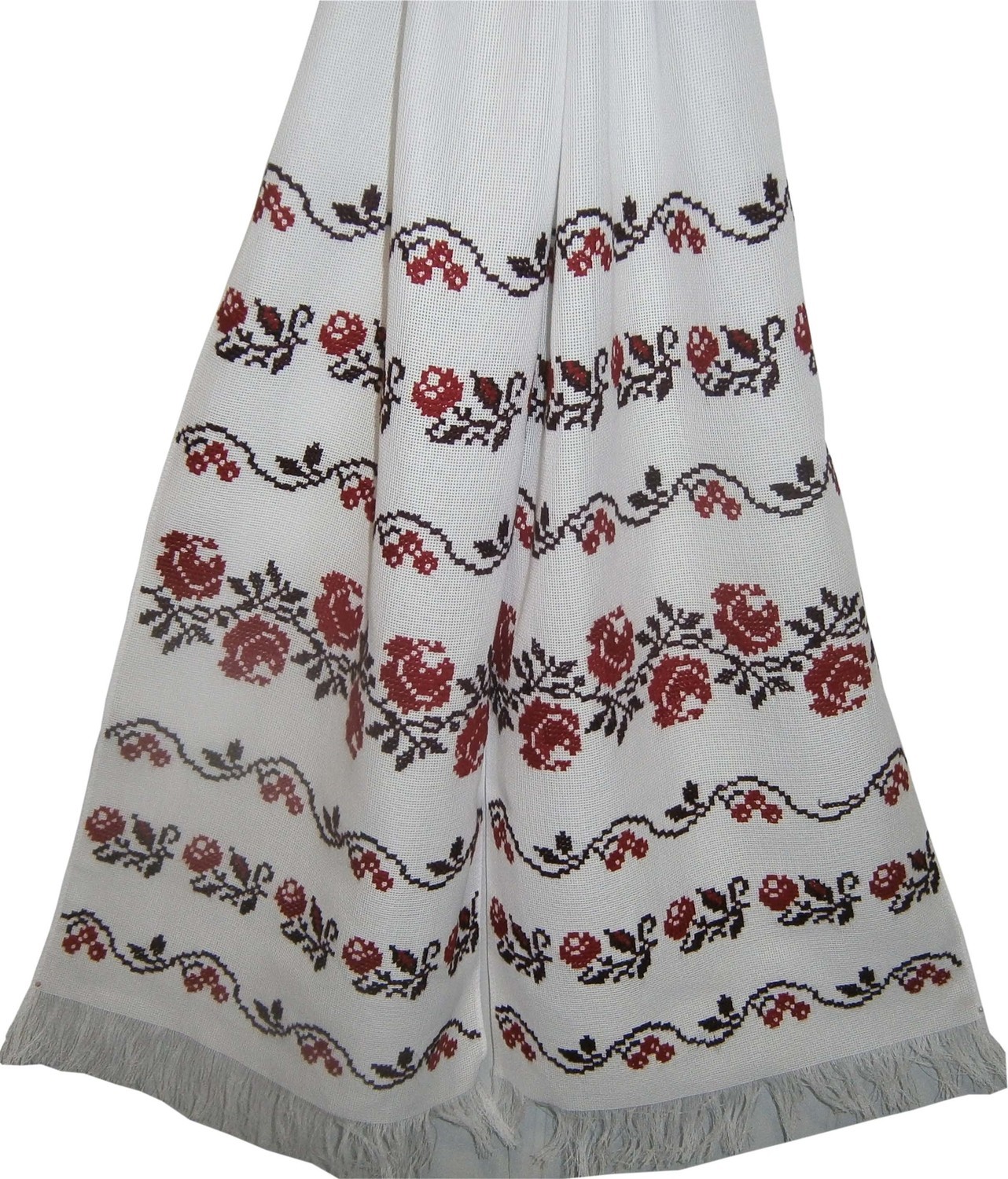 Рушник вишиваний  з квітами  (Арт. 00589)