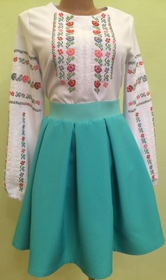 Комплект: вишиванка + спідниця (Арт. 01333)